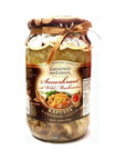 Al Amin Foods Polish Sauerkraut with Wild Mushrooms  Kapusta kiszona z le[nymi grzybami  2 Glass Jars NT Wt 2998 oz 850g By