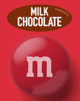 M&M’S Red Milk Chocolate Candy, 2lbs of M&M'S in Resealable Pack for Candy Bars, Birthday Parties, 4th of July, Christmas, Valentine's Day, Dessert Tables & DIY Party Favors