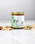 JEM Organics Cashew Cardamom Sprouted Almond Nut Butter, Organic, All Natural,Gluten-Free, Vegan, Paleo, Keto Snack, 16 oz Jar, Single Pack