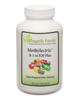 Biogenic Foods Methylectric B-50 Complex - Methylated B1 - B20 Multi-Vitamin and Fulvic Minerals, Veggie Caps