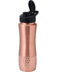 Pure Copper Water Bottle with Sipper 900 Ml Capacity 304 US Fl Ounce For Ayurveda Health Benefits