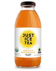 Just Ice Tea Organic Iced Tea 16 Fl Oz Glass Bottles Half Tea  Half Lemonade Pack of 12