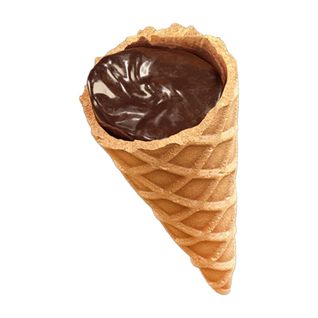 Just The Fun Part BiteSize Crispy Mini Waffle Cones with Premium Belgian Chocolate Great for Snacks Dessert Grab  Go  Kosher Milk Chocolate Pack of 1