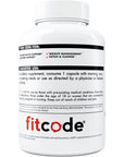 fitcode Extra Strength Apple Cider Vinegar Pills, 500mg, Natural Digestion, Detox, & Immune Support Apple Cider Powder with Cayenne Pepper for Enhanced Cleansing & Weight Loss Support, 60 Capsules