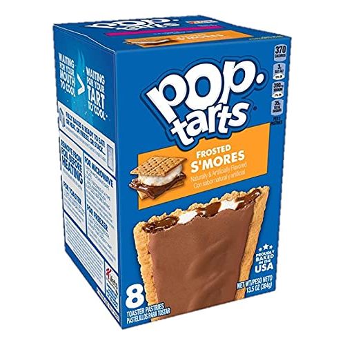 Frosted Toaster Pastry Variety Brown Sugar Cinnamon Cookies  Creme Smores and Chocolate Fudge 135 Ounce Pack of 4  with Two MYD Lollipops or Bag Clip