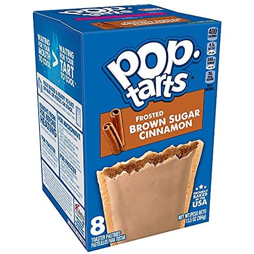 Frosted Toaster Pastry Variety Brown Sugar Cinnamon Cookies  Creme Smores and Chocolate Fudge 135 Ounce Pack of 4  with Two MYD Lollipops or Bag Clip