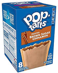 Frosted Toaster Pastry Variety Brown Sugar Cinnamon Cookies  Creme Smores and Chocolate Fudge 135 Ounce Pack of 4  with Two MYD Lollipops or Bag Clip