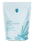 Santo Remedio Vanilla Whey Protein, Premium Whey Protein Powder, 25g of Protein per Serving, Supports Lean Muscle, Promotes a Feeling of Satiety, 30 Servings per Container, Vegetarian