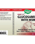 Nature's Way Glucosamine with MSM, Supports Healthy Joints - 240 Tablets