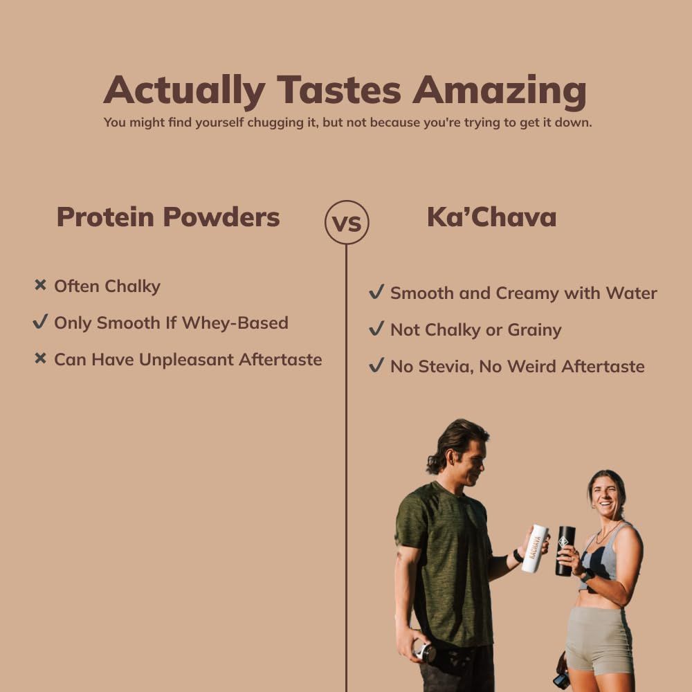 KaChava AllInOne Nutrition Shake Blend Chocolate 85 Superfoods Nutrients  PlantBased Ingredients 26g Vitamins and Minerals 25g PlantBased Protein 2lb