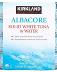 Kirkland Signature Expect More White Albacore Tuna 7 oz 8count