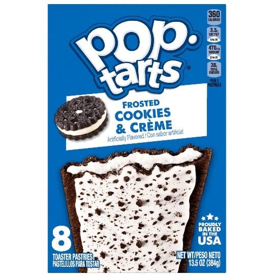 Pop Tarts Frosted Toaster Pastries Snickerdoodle Cookies  Creme Frosted Chocolate Fudge Brown Cinnamon Sugar and Smores 135 Ounce Pack of 5  with Two Make Your Day Lollipops