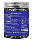 BLUE TEA  Butterfly Pea Flower Herbal Tea 176 Oz  DETOX TEA  Iced Teas Coolers Cocktails  Caffeine Free  Gluten Free  NonGMO  Pet Jar Pack