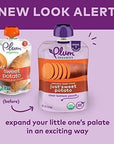 Plum Organics | Stage 1 | Organic Baby Food Meals [4+ Months] | Just Sweet Potato | 3 Ounce Pouch (Pack Of 12) Packaging May Vary