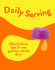 L’il Critters Vitamin D3 Daily Gummy Supplement for Kids, for Immune & Bone Support, Peach and Berry Flavors, 60 Gummies