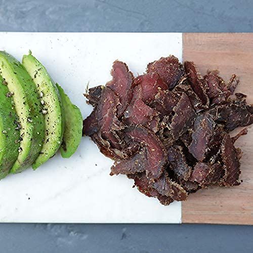 Ayoba Traditional Grass Fed Beef Biltong Slices 4 Ounce Pack of 1 Keto Friendly AirDried Grass Fed Beef Paleo Snacks  Gluten Free Whole 30 Approved No Sugar No Carb Meat Snacks