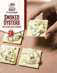 Otter Kingdom Premium Smoked Oysters with Red Chili Pepper in Pure Olive Oil 3Ounce Pack of 12