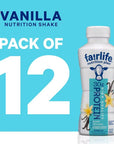 Fairlife Nutrition Plan Variety Pack Chocolate and Vanilla With a Sophley Individually Wrapped Flex Straws Set