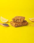 Bobos Oat Bars Lemon Poppyseed 3 oz Bar 12 Pack Gluten Free Whole Grain Snack and Breakfast Bar