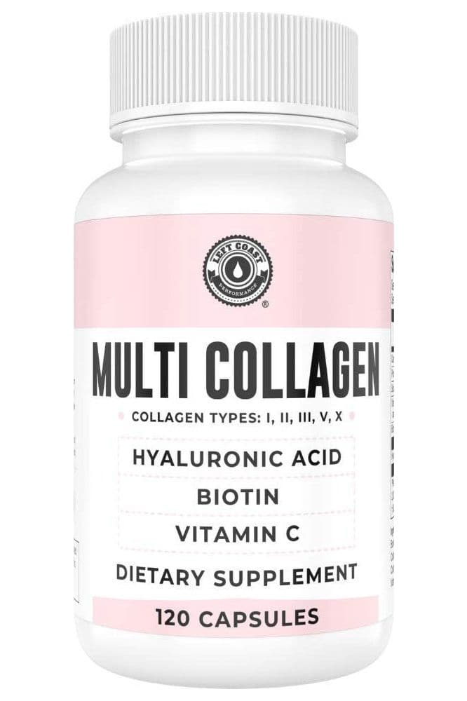 Collagen Capsules with Biotin, Hyaluronic Acid, Vitamin C.. Hydrolyzed Multi Collagen Peptide Caps. Types I, II, III, V, X. Collagen for Skin, Hair, Nails and Joint Health Supplement*. 120 Count