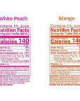 CALPICO 4 Flavor Pack Japanese Drink Pack Contains Juice Concentrate  Strawberry Lychee White Peach and Mango 169 FL oz Pack of 24