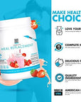 Yes You Can Complete Meal Replacement  15 Servings 20g of Protein 0g Added Sugars 21 Vitamins and Minerals  AllinOne Nutritious Meal Replacement Shake Strawberry