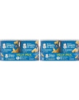 Gerber Snacks for Baby Value Pack, Lil Crunchies, Mild Cheddar & Veggie Dip, 1.48 Ounce (Pack of 8)