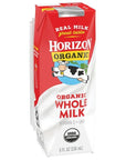 Organic Shelf Stable Whole Milk Boxes Horizon Whole Milk Single Serve 80 Fl oz Pack of 6 Every Order is Elegantly Packaged in a Signature BETRULIGHT Branded Box