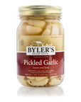 Bylers Relish House Pickled Garlic 16 fl oz 1 Pint Glass Jar