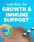 PediaSure Immune Support Kids Protein Shake Grow & Gain Vanilla and Chocolate Flavors, 8 Fl Oz 6 Pack (Chocolate)