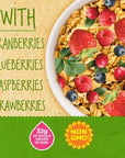 Simple Truth Mixed Berry Granola dried cranberries blueberries strawberries and raspberries cereal 15oz Pack of 4