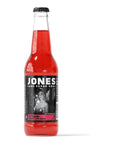 Jones Soda Co Strawberry Lime Soda Flavor  100 Cane Sugar Soda  Craft Soda Pop  Soda Soft Drinks  12 Oz Glass Bottle Soda  12 Pack Soda