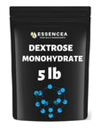 Essencea Dextrose Monohydrate 5lb Pure Bulk Ingredients | 100% Pure Dextrose Monohydrate Powder in Bulk | Gluten Free Non-GMO and Vegan…