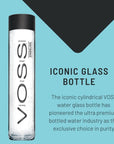 VOSS Sparkling Water From Norway Naturally Pure For A Crisp Refreshing Taste 375 Ml Glass Bottled Water 127 Fl Oz Pack Of 9