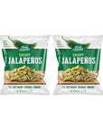 Fresh Gourmet Crispy Lightly Salted Jalapenos Crunchy Snack and Salad Topper 16 Ounce (Pack of 2)