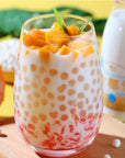 Small sago coconut milk sago dew sago grains raw mango fruit ingredients milk tea dessert ingredients141oz