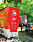 Maple Shot  100 REAL Maple Syrup  Travel Size  Hiking  Cycling  Camping  Athletic Fuel  PURE Maple Energy Gel for Runners  Endurance Fuel 10pack