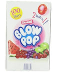 Charms Blow Pops100 Count Assorted Flavors