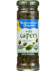 Mediterranean Organic Wild Capers NonPareil  35 oz  2 pc