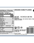 Yupik Organic Kamut Flakes 22 lb Pack of 6