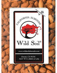 Wild Soil Beyond Almonds, Unflavored- 20% Higher Protein Than Other Almonds, Distinct and Superior to Organic, Raw