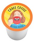 Crave Beverages Pods Compatible with 2.0 K-Cup Brewers, Butter Toffee, 40 Count