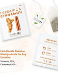 Nutra Tea  Turmeric  Cinnamon Tea  40 Tea Bags  Herbal Tea  2 Pack