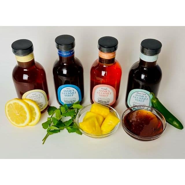 Annies Gourmet Syrup  Homemade  Jalapeno Honey  Syrup  Sweet  Savory  Spicy  Breakfast  Pancakes  Waffles  Beverages  Natural  No Artificial  Tea  Sweet Tea  Biscuits  Jalapeno Honey 12 Oz