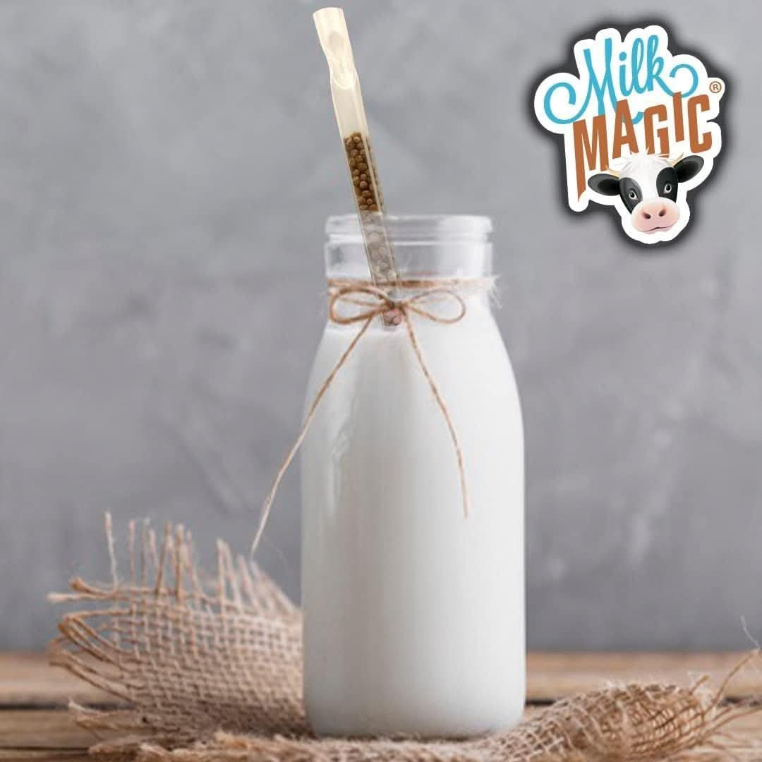 Milk Magic Chocolate Milk Flavoring Straws  GlutenFree BPA free NonGMO Low in Sugar Allnatural Flavor Straws  Encourage Milk Drinking with FlavorFilled Straws  Includes 72 Milk Straws