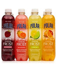 Polar Beverages Sparkling Frost Variety Pack 17 Fluid Ounce Pack of 12