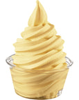 Pineapple Soft Serve Mix Lactose Free Vegan Gluten Free 44 lb Pack of 1 with By The Cup Mood Spoons