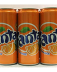 European Fanta Orange Soda 6Pack of Cans 6 x 330 ml