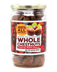 Gourmanity Chestnut Jar Chestnuts From Ardeche France Whole Roasted Chestnuts Peeled and Ready to Eat Great for Cooking Baking  Healthy Snacking Kosher Non Gmo and Gluten Free 148 oz