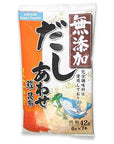 Shimaya Awase Dashi Powder Bonito and Kelp Soup Stock English instructions on the back 148 oz 6 gram x 7 packets